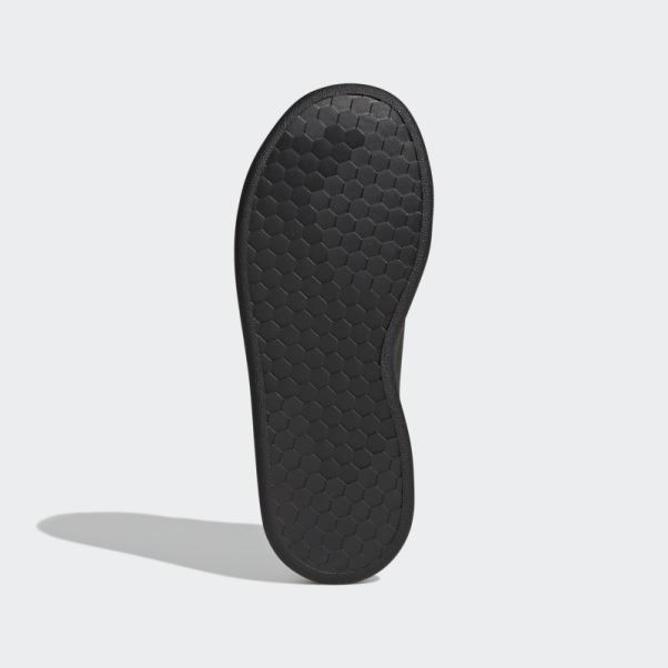 Chaussures à Crochets Et Boucles De Style De Vie Avantage Court Noir Adidas