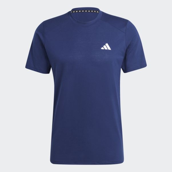 T-shirt D'entraînement Adidas Train Essentials Prime Bleu Foncé