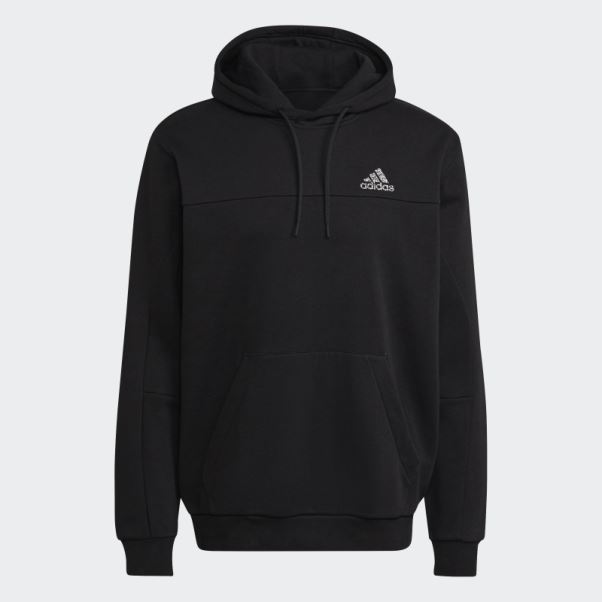Adidas Stadium Fleece Badge Of Sport Sweat à Capuche Noir