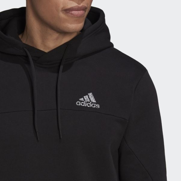 Adidas Stadium Fleece Badge Of Sport Sweat à Capuche Noir
