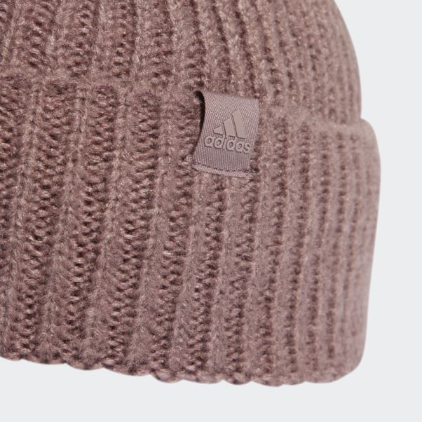 Bonnet Revers Violet Adidas