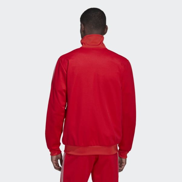 Adidas Adicolor Classics Beckenbauer Primeblue Veste De Survêtement Rouge