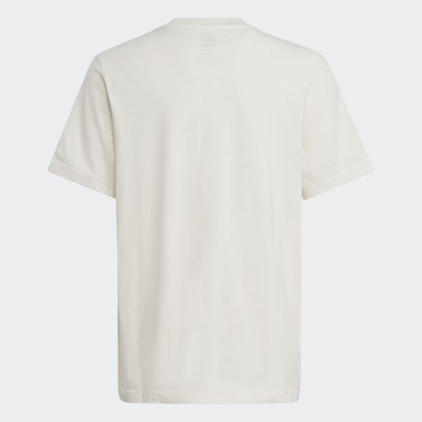 T-shirt Boyfriend Imprimé Graphique Blanc Adidas