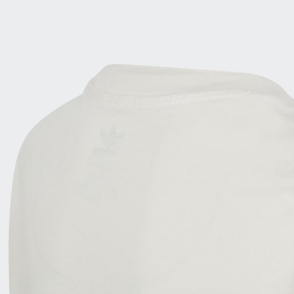 T-shirt Boyfriend Imprimé Graphique Blanc Adidas