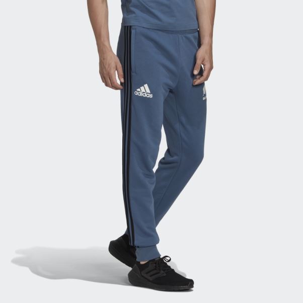 Pantalon De Survêtement All Blacks Rugby 3 Bandes Acier Adidas