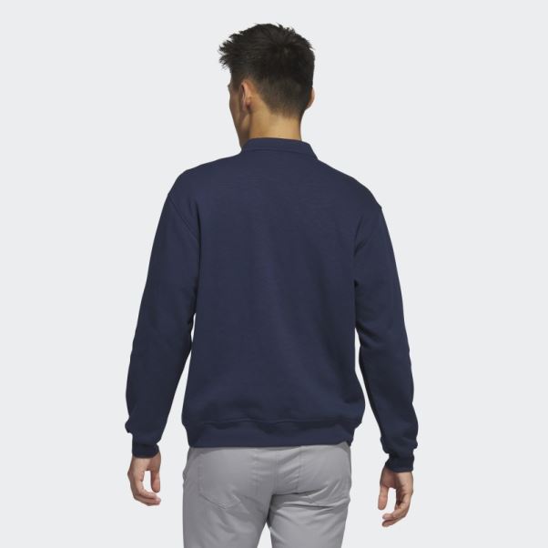 Go-to 1/2-zip Pull Adidas Bleu Marine