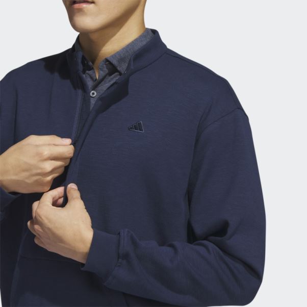 Go-to 1/2-zip Pull Adidas Bleu Marine