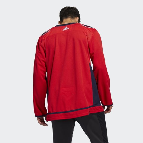 Adidas Maillot Domicile Authentique Capitales Rouges