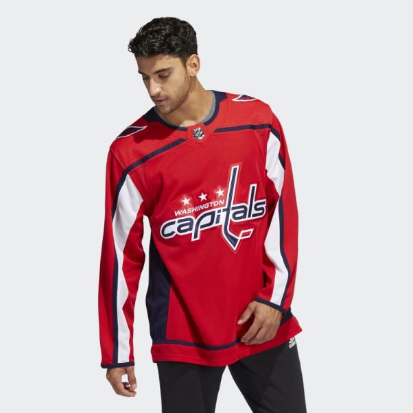 Adidas Maillot Domicile Authentique Capitales Rouges