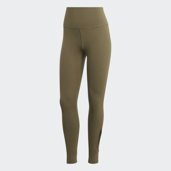Leggings 7/8 Enveloppés De Studio De Yoga Olive Adidas
