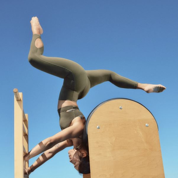 Leggings 7/8 Enveloppés De Studio De Yoga Olive Adidas