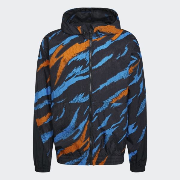 Coupe Vent Adidas Trvl Tiger Camo Noir