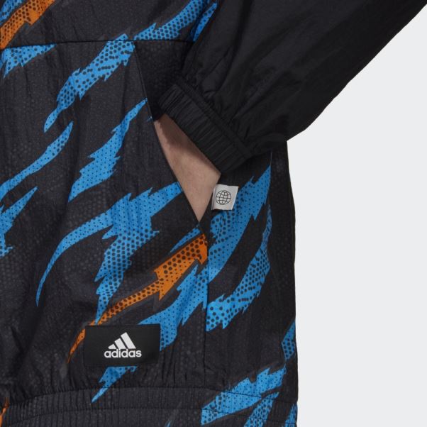 Coupe Vent Adidas Trvl Tiger Camo Noir
