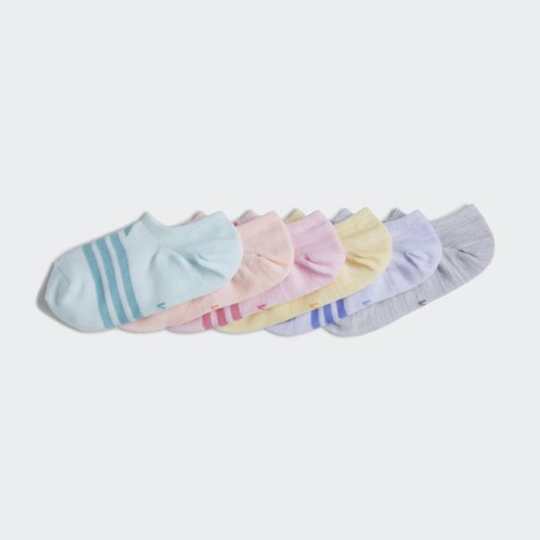 Superlite Super-no-show Chaussettes 6 Paires Vert Clair Adidas