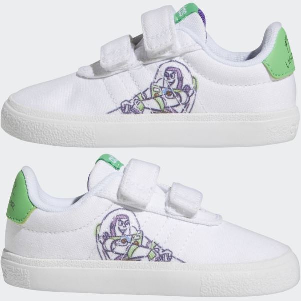 Blanc Adidas X Disney Pixar Buzz Lightyear Vulc Raid3r Chaussures Chaud