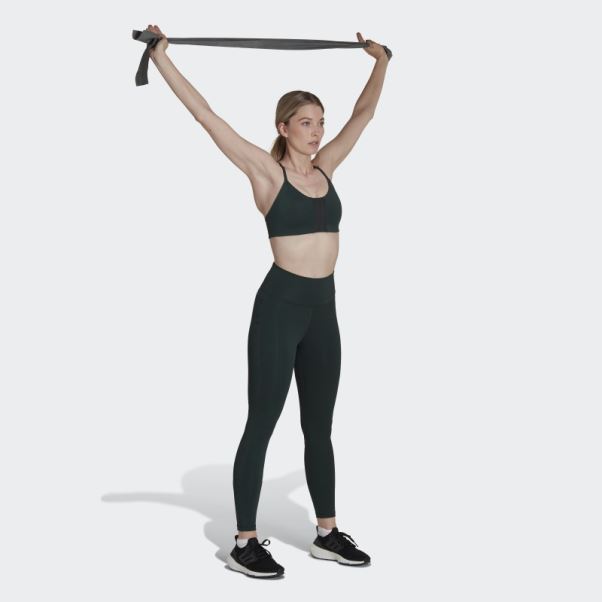 Soutien-gorge Léger D'entraînement Adidas Aeroimpact Vert