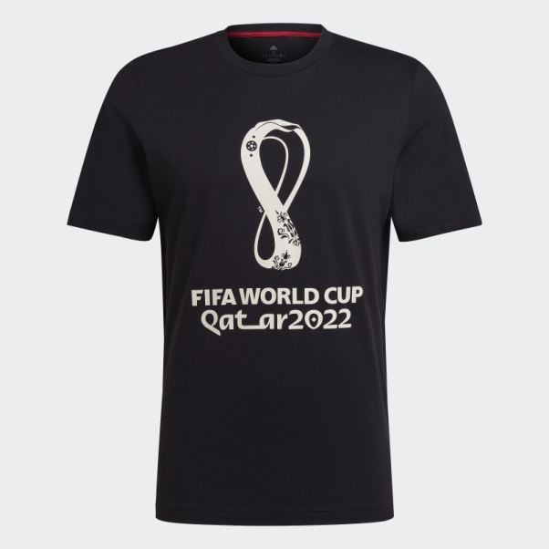 T-shirt Graphique Coupe Du Monde Fifa 2022™ Adidas Noir