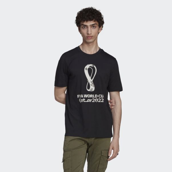 T-shirt Graphique Adidas Coupe Du Monde Fifa 2022 Noir