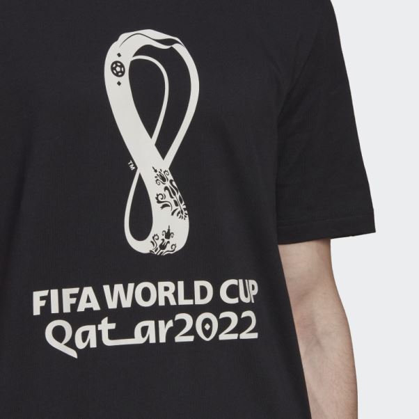 T-shirt Graphique Adidas Coupe Du Monde Fifa 2022 Noir