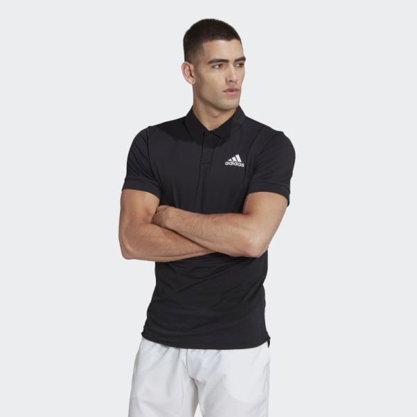 Polo Adidas Tennis New York Freelift Noir