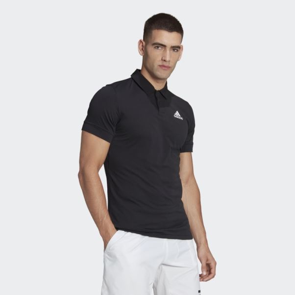 Polo Adidas Tennis New York Freelift Noir