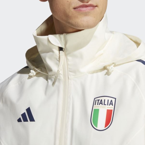 Italie Condivo 23 Veste De Pluie Adidas Blanc