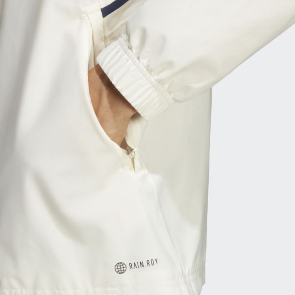 Italie Condivo 23 Veste De Pluie Adidas Blanc