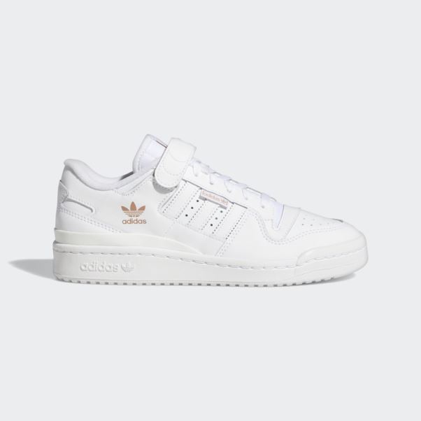 Adidas Forum Low Chaussures Or Rose Métallique