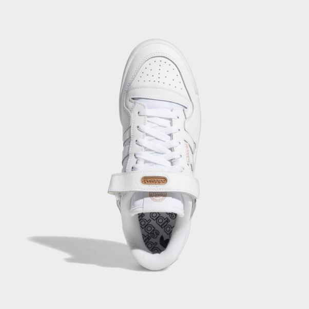 Adidas Forum Low Chaussures Or Rose Métallique
