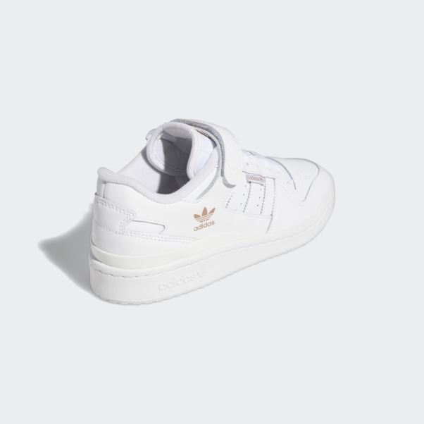 Adidas Forum Low Chaussures Or Rose Métallique