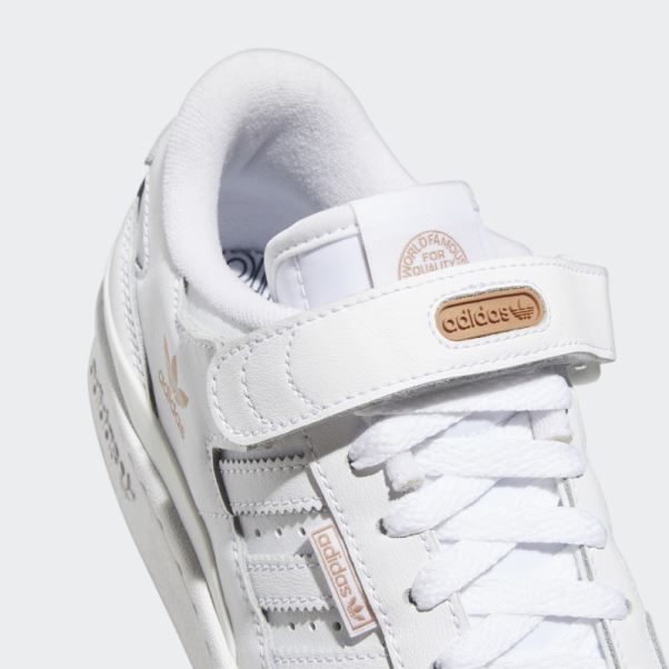 Adidas Forum Low Chaussures Or Rose Métallique