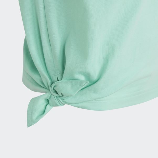 T-shirt Noué Dance Vert Adidas