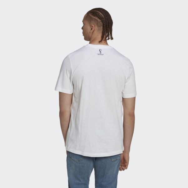 T-shirt Perou Coupe Du Monde Fifa 2022 Blanc Adidas