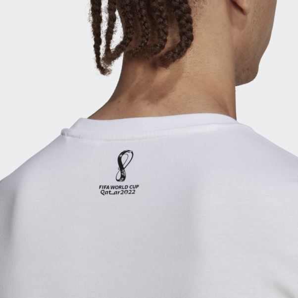 T-shirt Perou Coupe Du Monde Fifa 2022 Blanc Adidas