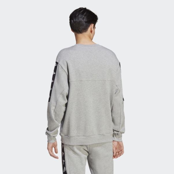 Sweat Gris Moyen De La Marque Love Adidas