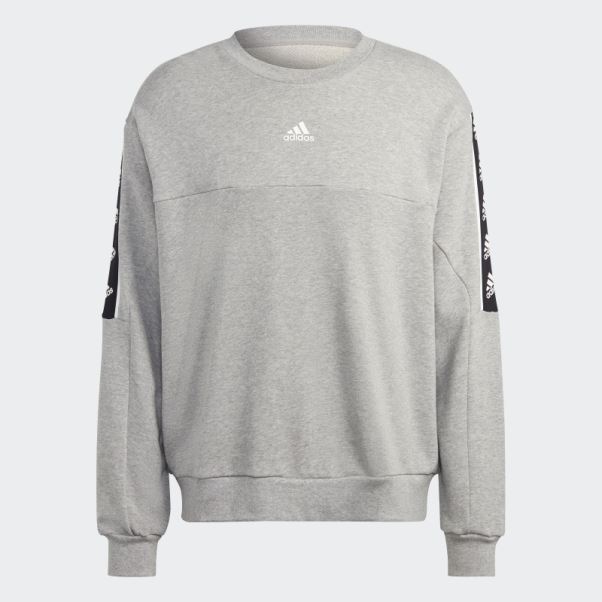 Sweat Gris Moyen De La Marque Love Adidas
