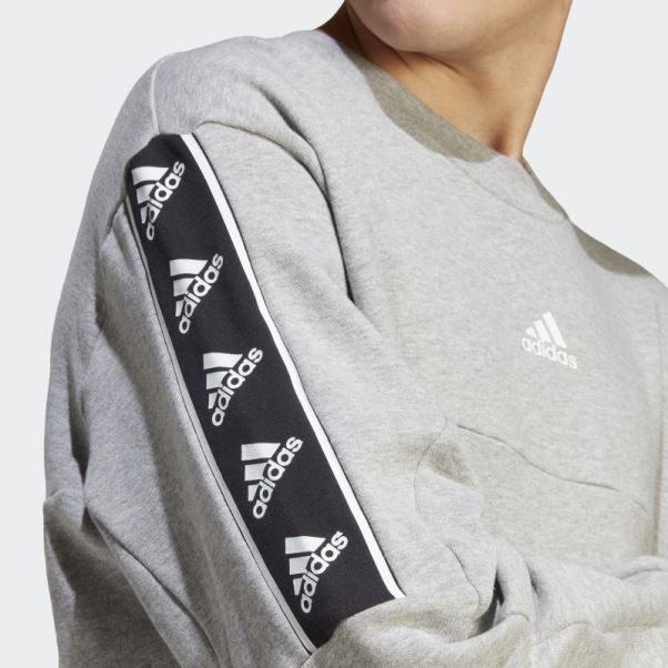 Sweat Gris Moyen De La Marque Love Adidas