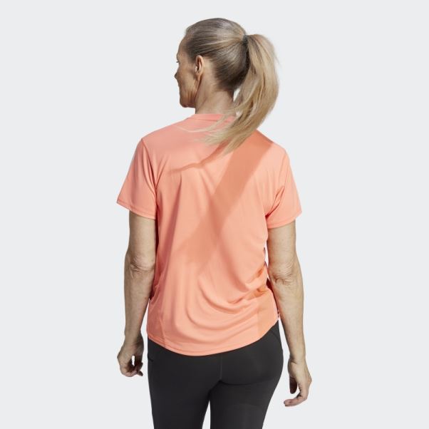 Adidas Possède Le T-shirt De Course Corail