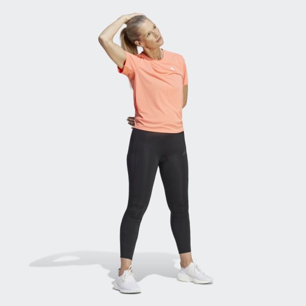 Adidas Possède Le T-shirt De Course Corail