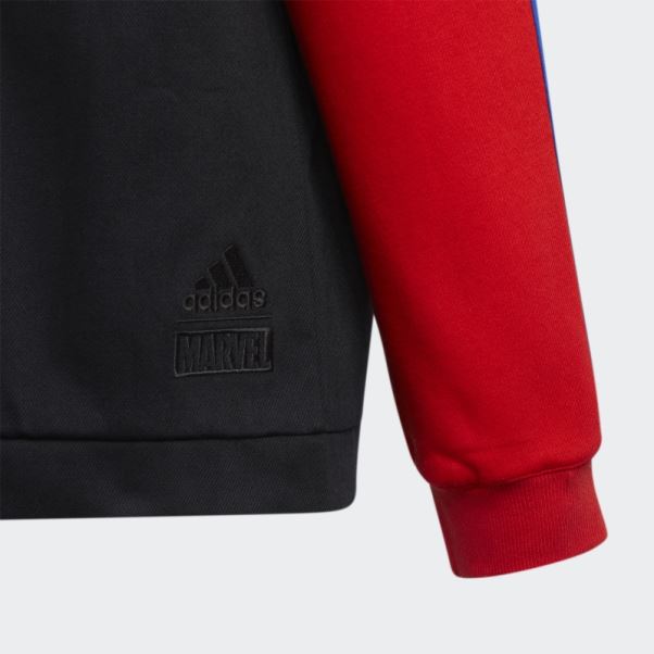 Sweat à Capuche Adidas Donovan Mitchell X Marvel's Spider Punk Noir