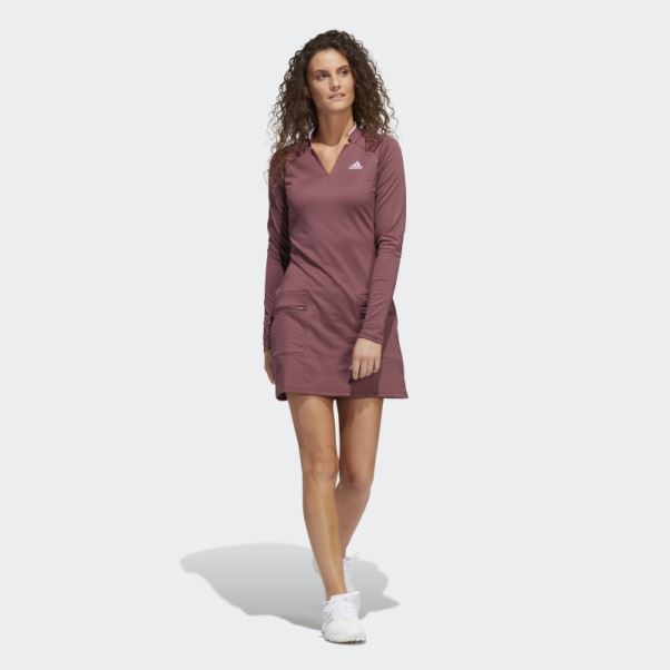 Robe De Golf Adidas Warp Knit Bordeaux