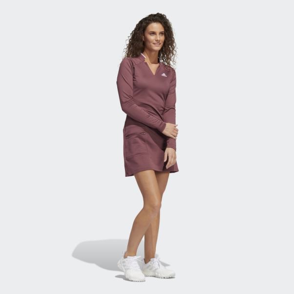 Robe De Golf Adidas Warp Knit Bordeaux