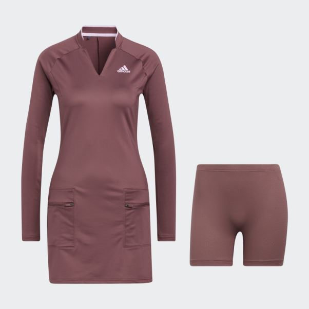 Robe De Golf Adidas Warp Knit Bordeaux