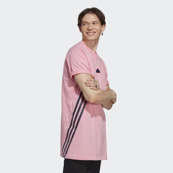 T-shirt à 3 Bandes Future Icons Rose élégant Adidas