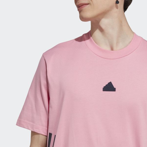 T-shirt à 3 Bandes Future Icons Rose élégant Adidas