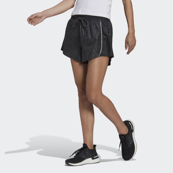 Short Karlie Kloss X Adidas Running Graphique Noir
