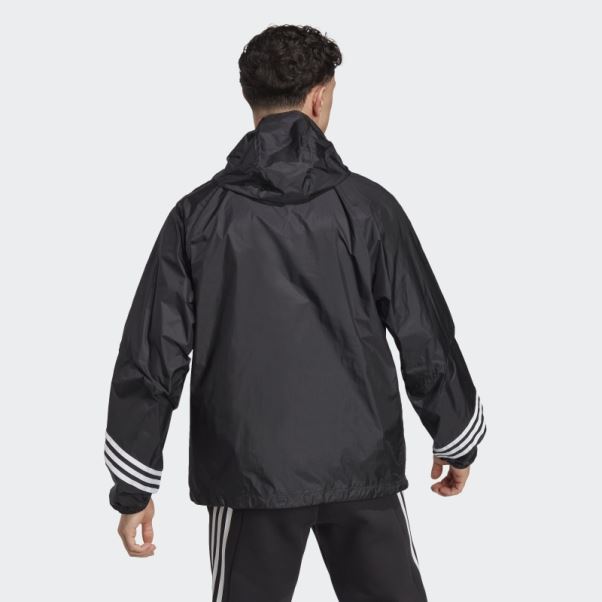 Anorak à Capuche Adidas Wind.rdy Noir