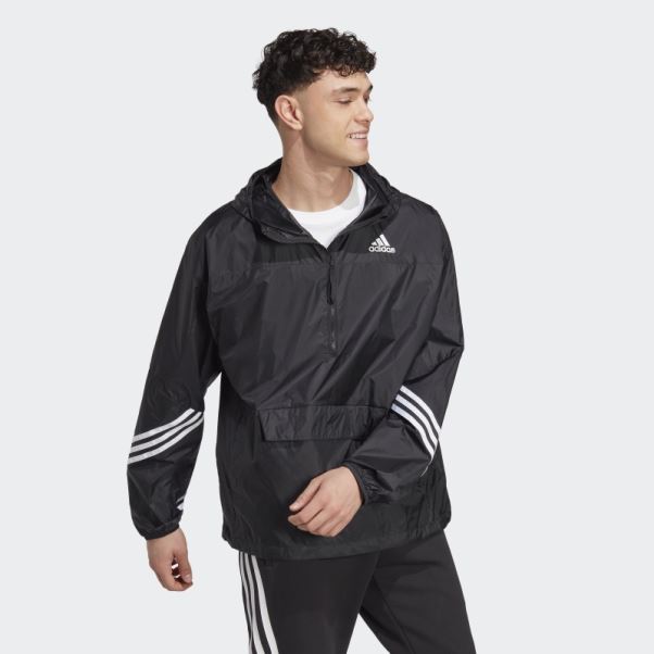 Anorak à Capuche Adidas Wind.rdy Noir