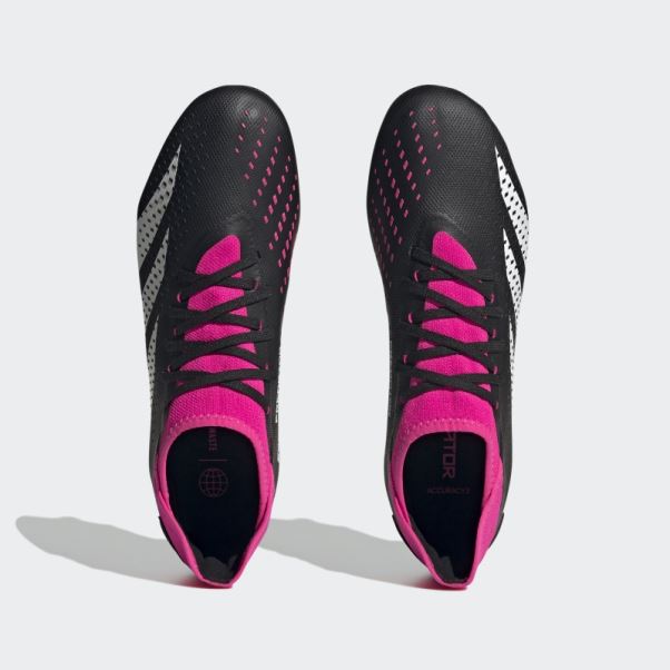 Predator Precision.3 Chaussures De Sol Souple Adidas Noir