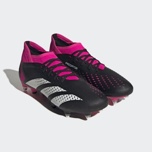 Adidas Predator Precision.3 Chaussures De Sol Souple Rose Mode
